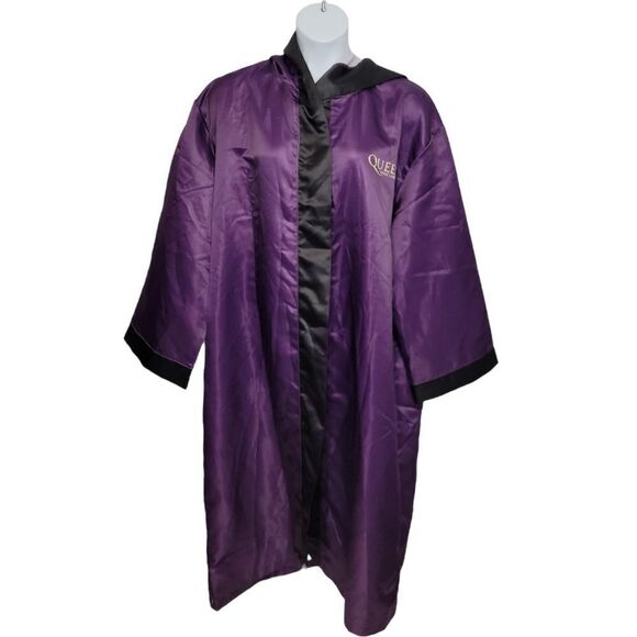 QUEEN + Adam Lambert VIP purple robe with hood‎ unisex OS - Picture 2 of 8